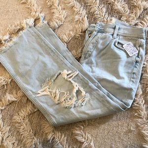 Free people Maggie mid rise straight jeans